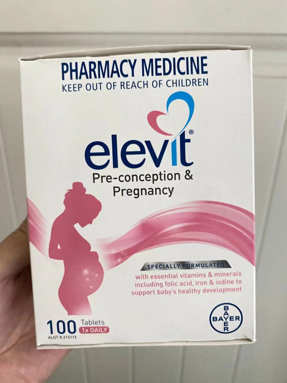 Elevit 爱乐维 女性维生素 综合叶酸营养片（澳洲版）100片