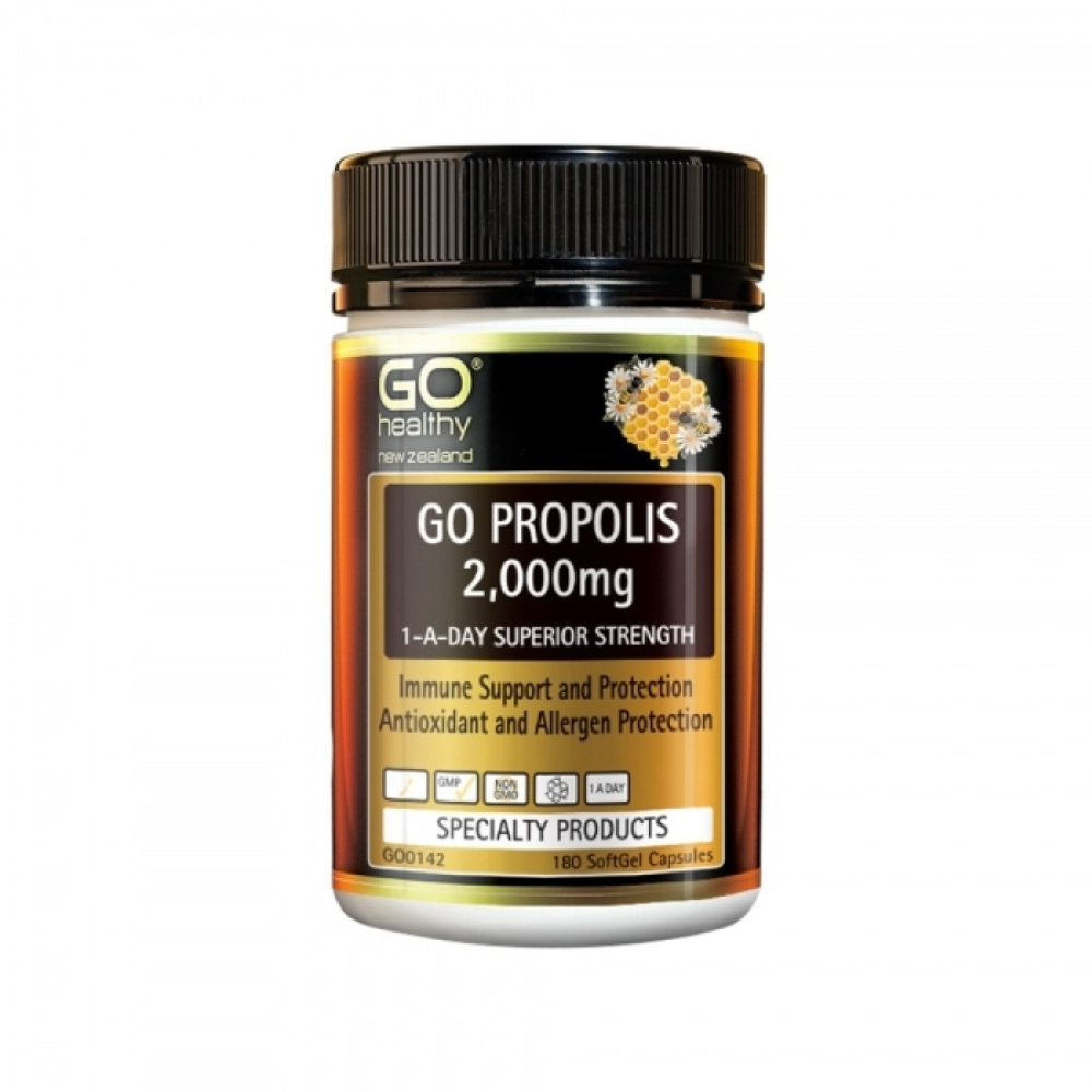 Gohealthy 高之源 高含量蜂胶 2000mg 180粒 GoHealthy propolis 2000mg 180c