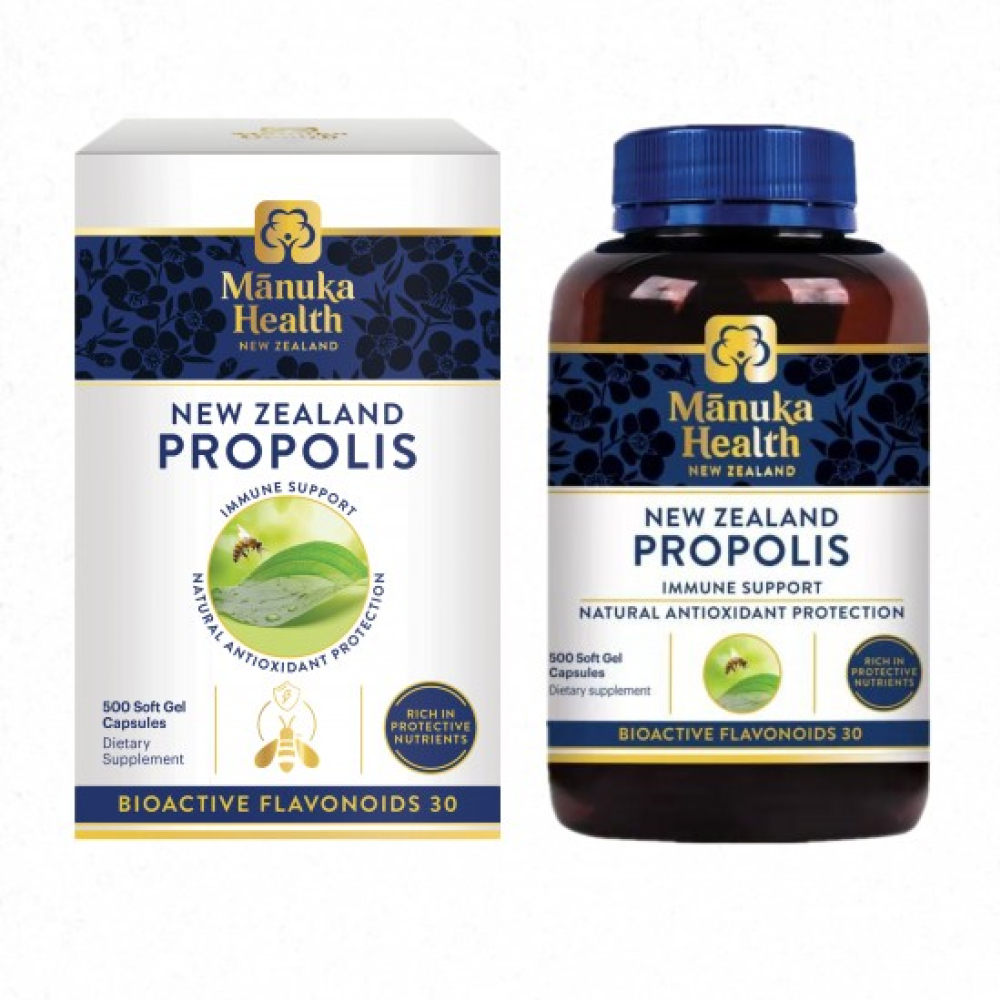 Manuka Health 蜜纽康 蜂胶胶囊BIO30 500粒