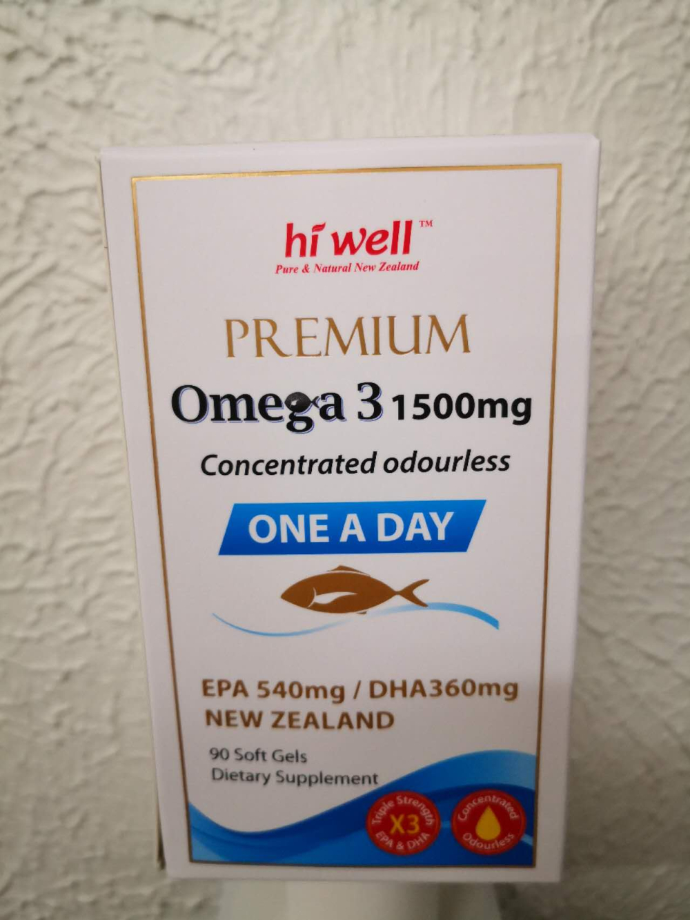 Hi Well omega3 1500mg 90 soft gel