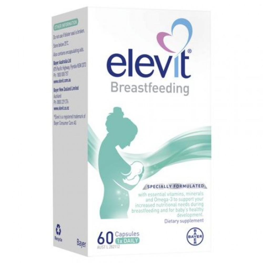 Elevit 爱乐维 哺乳期母乳复合维生素DHA叶黄素 60粒