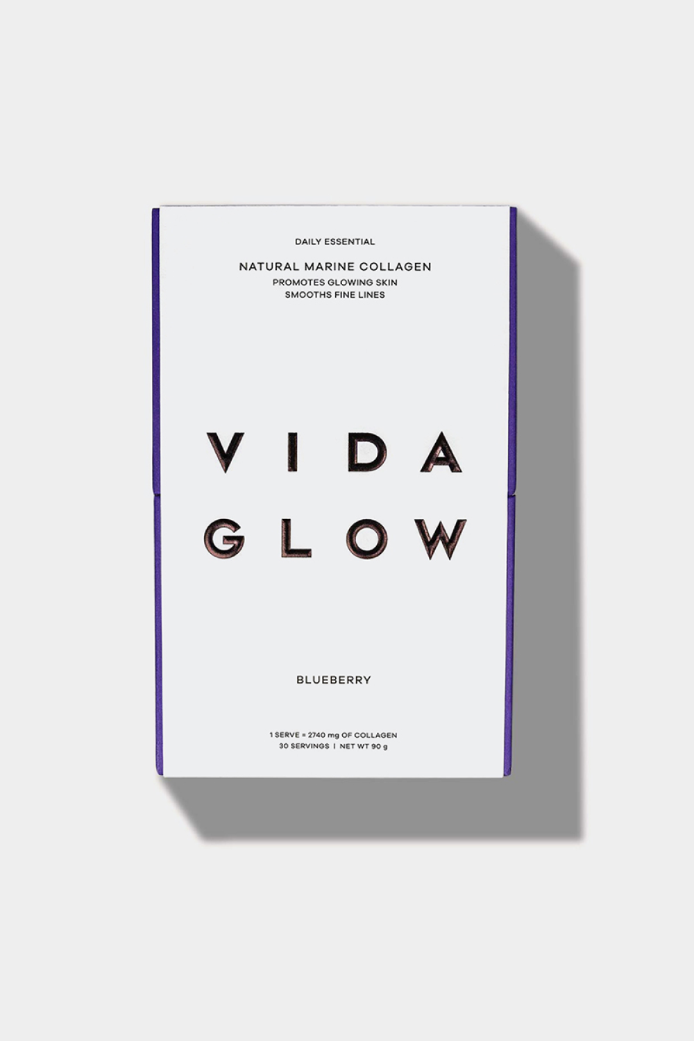 Vida Glow 纯天然深海胶原蛋白粉90克/30包 蓝莓味