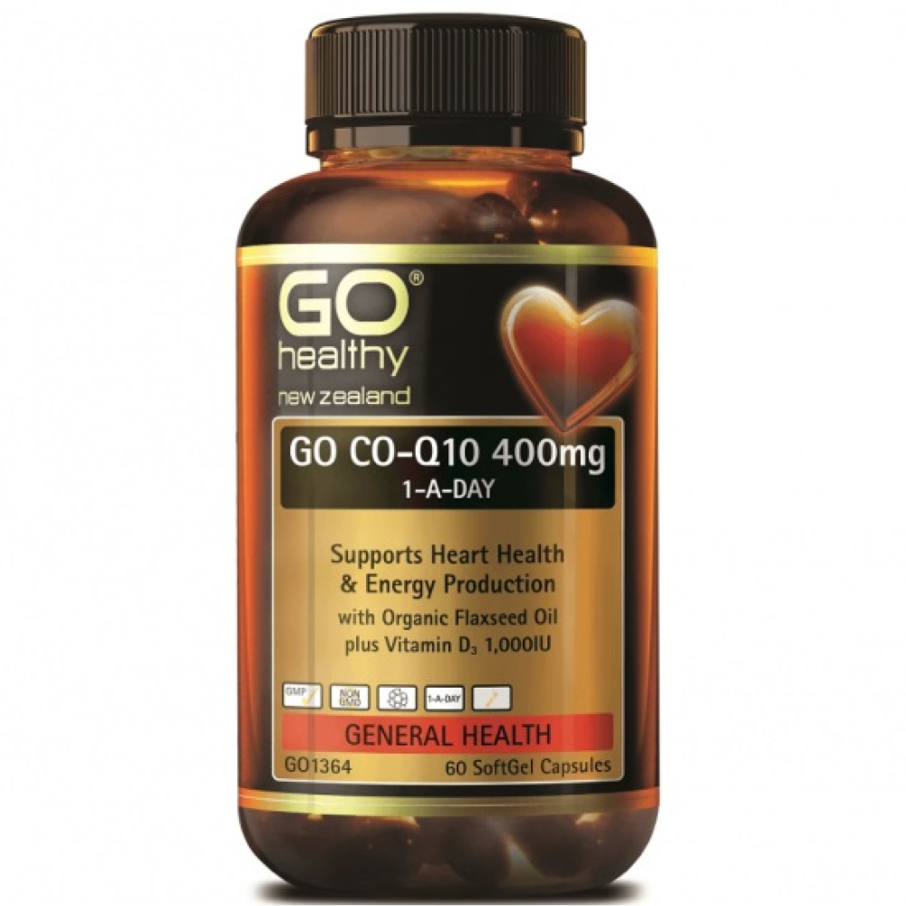 Gohealthy 高之源辅酶Q10 400mg 60粒 GoHealthy CoQ10 400mg 60c