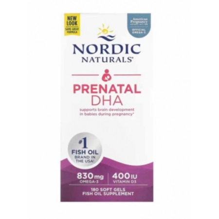 Nordic 挪威小鱼 孕妇及哺乳期专用鱼油DHA 180粒