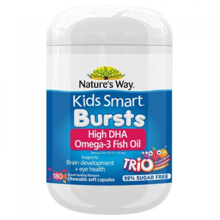 Natures Way 佳思敏 儿童 Trio 三色口味混合鱼油 180粒