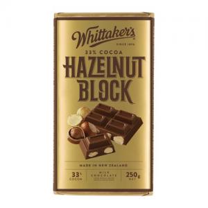 Whittakers 惠特克 榛子巧克力33%可可 250克