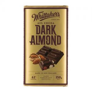 Whittakers 惠特克 黑巧克力62%可可 250克