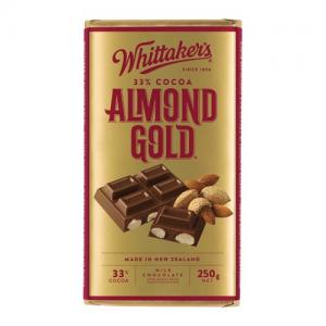 Whittakers 惠特克 金杏仁巧克力33%可可 250克