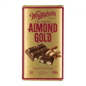 Whittakers 惠特克 金杏仁巧克力33%可可 250克