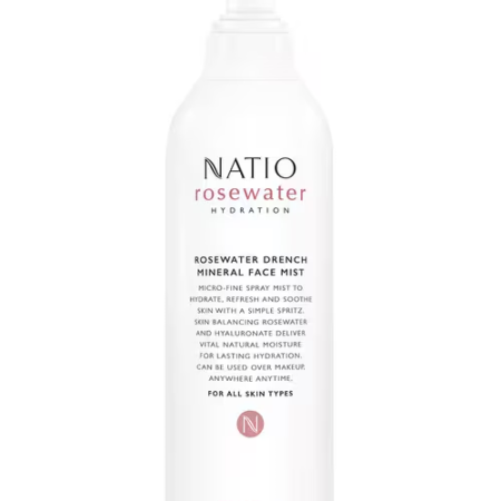 Natio 玫瑰爽肤水喷雾 200ml