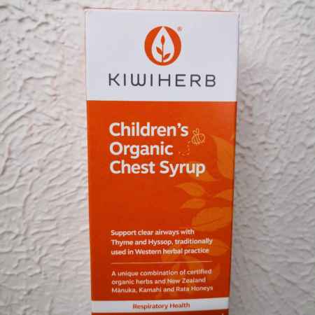 Kiwiherb 麦卢卡蜂蜜儿童止咳糖浆 200ml (Childrens Chest Syrup 200ml)