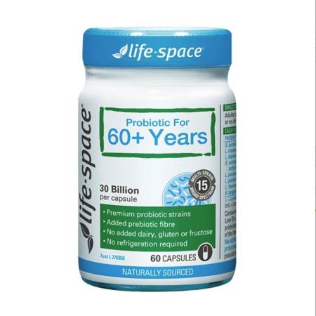 Life Space 老年 (60+) 益生菌胶囊 60粒